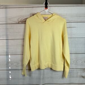 Philosophy Yellow Long Sleeve Hoodie Size Small